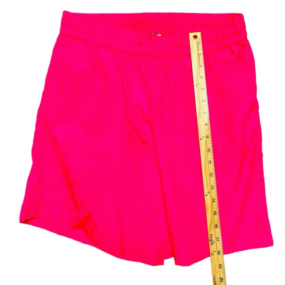 Future Collective‎ Alani Noelle Neon Pink Athletic Shorts Womens Medium Retro